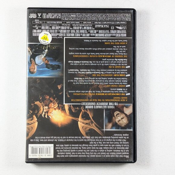 Vin Diesel Pitch Black / the Chronicles of Riddick DVD Unrated Directors cut - Picture 3 of 5